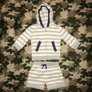 2 pc set. Jacket and shorts.